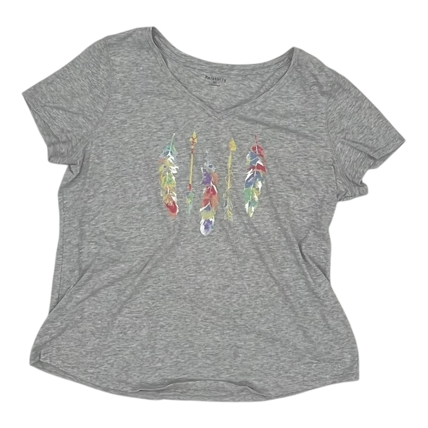 Top Ss By Relativity In Grey, Size:Xl