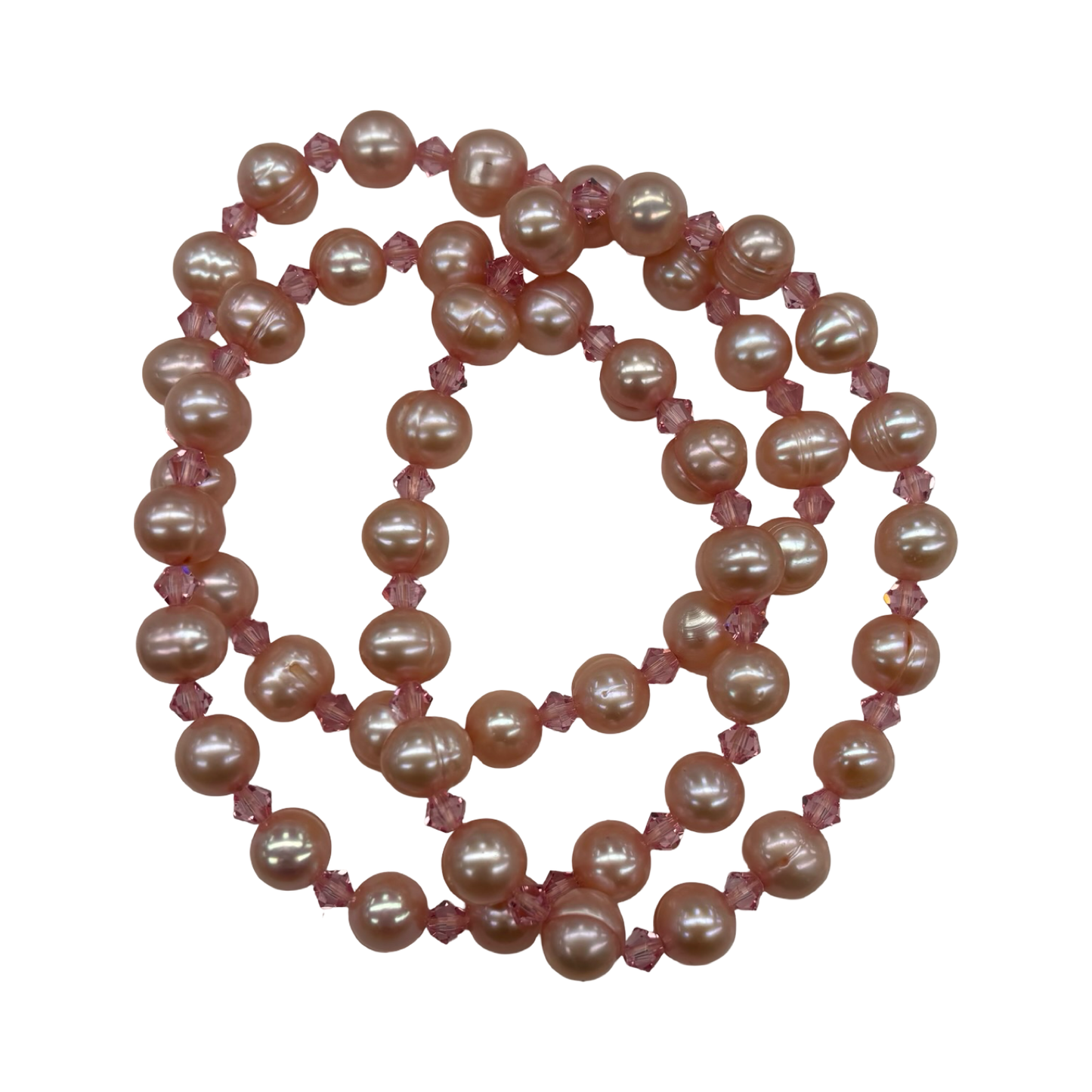 Bracelet Beaded By Cmc In Pink, Size:03 Piece Set