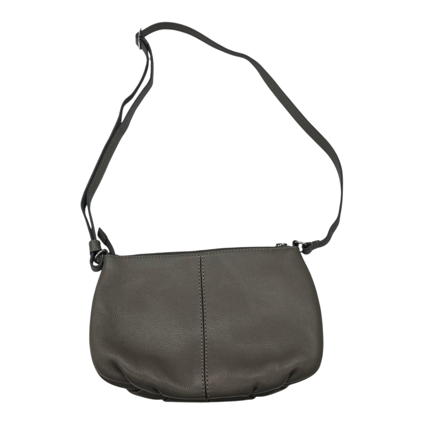 Crossbody Leather By Brighton In Grey, Size:Medium