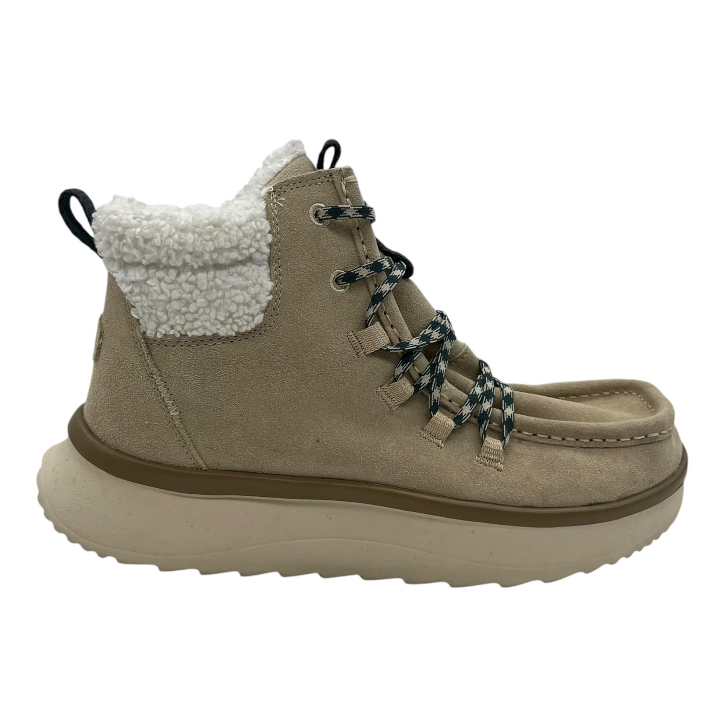 Boots Ankle Flats By Hey Dude In Tan, Size:10