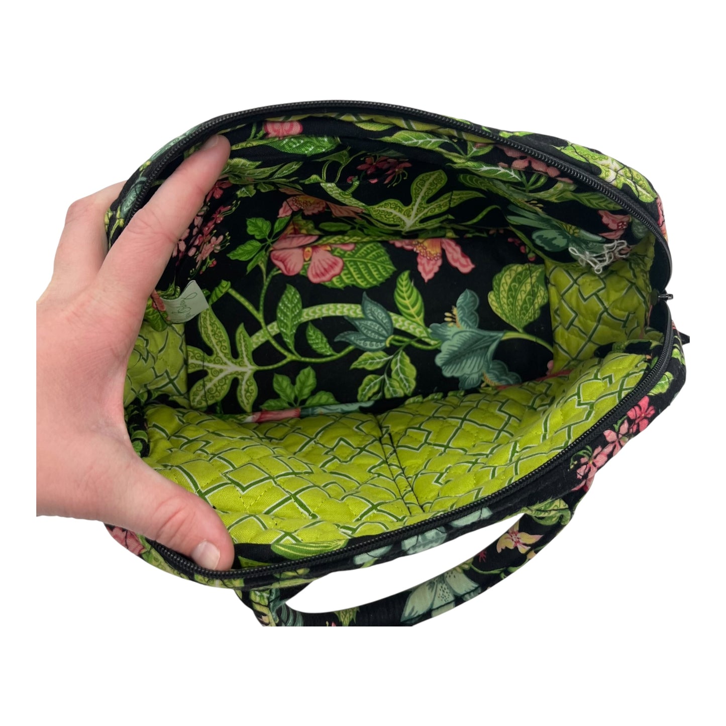 Handbag By Vera Bradley In Floral Print, Size:Small