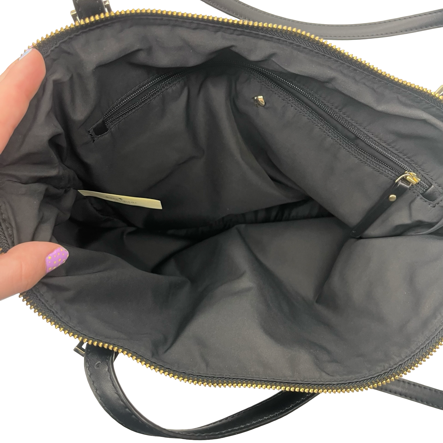 Handbag Designer By Kate Spade In Black, Size:Large