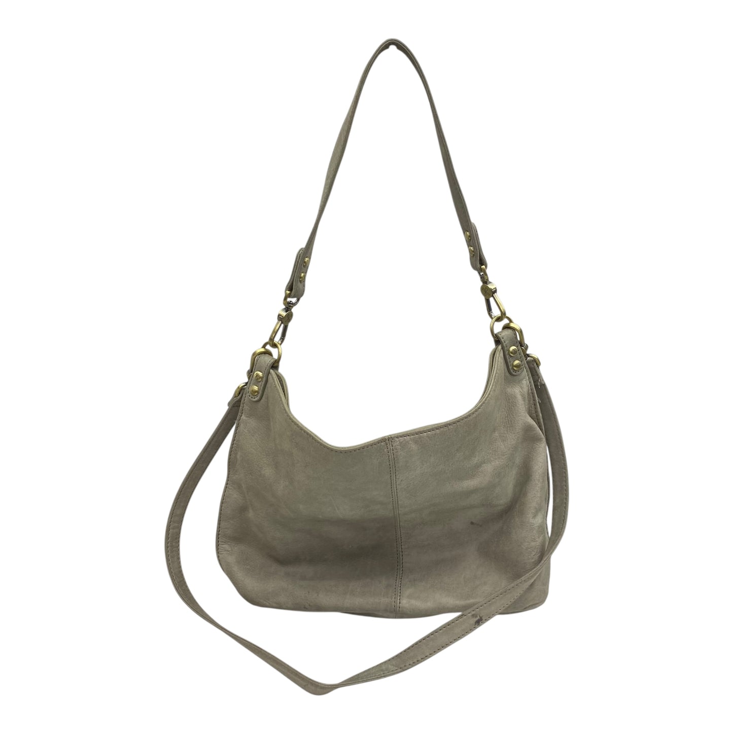 Handbag Leather By Hobo Intl In Tan, Size:Medium