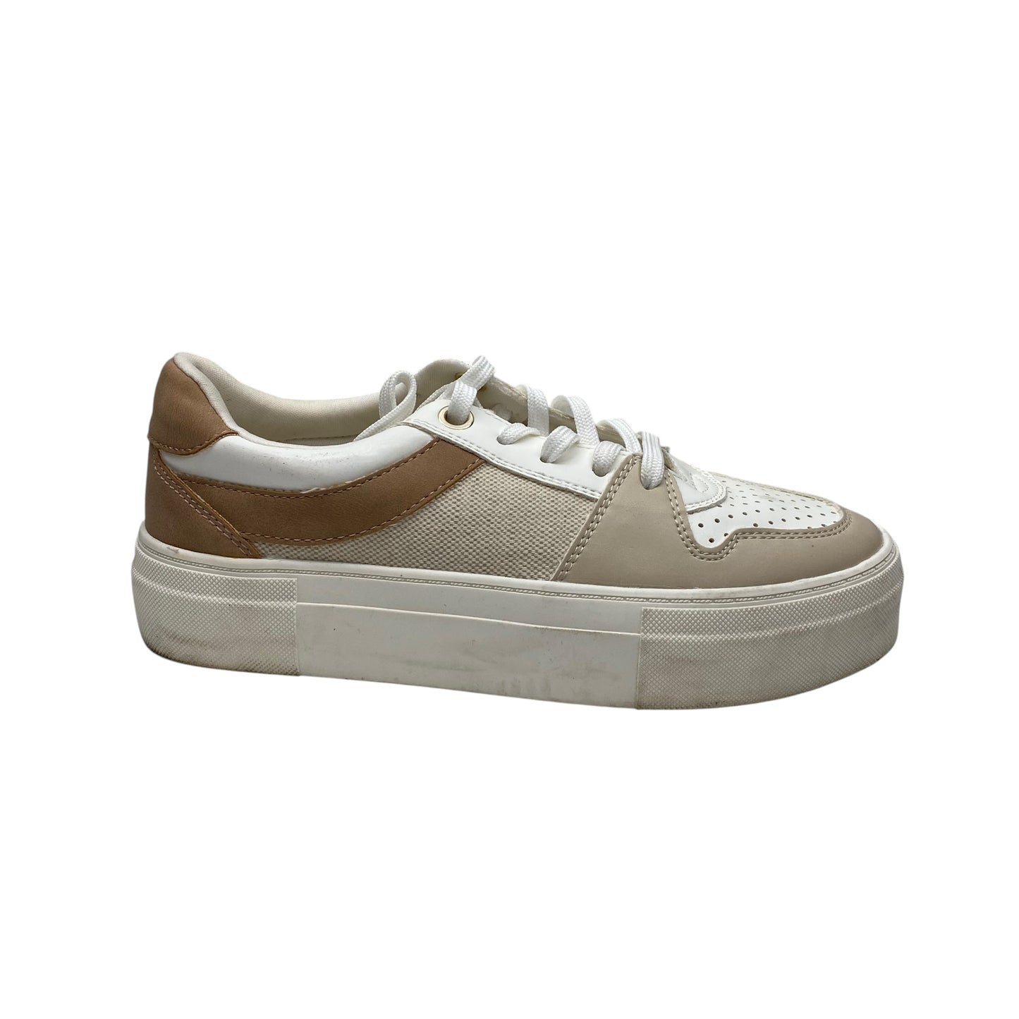 Shoes Sneakers Platform By Falls Creek In Tan, Size:7