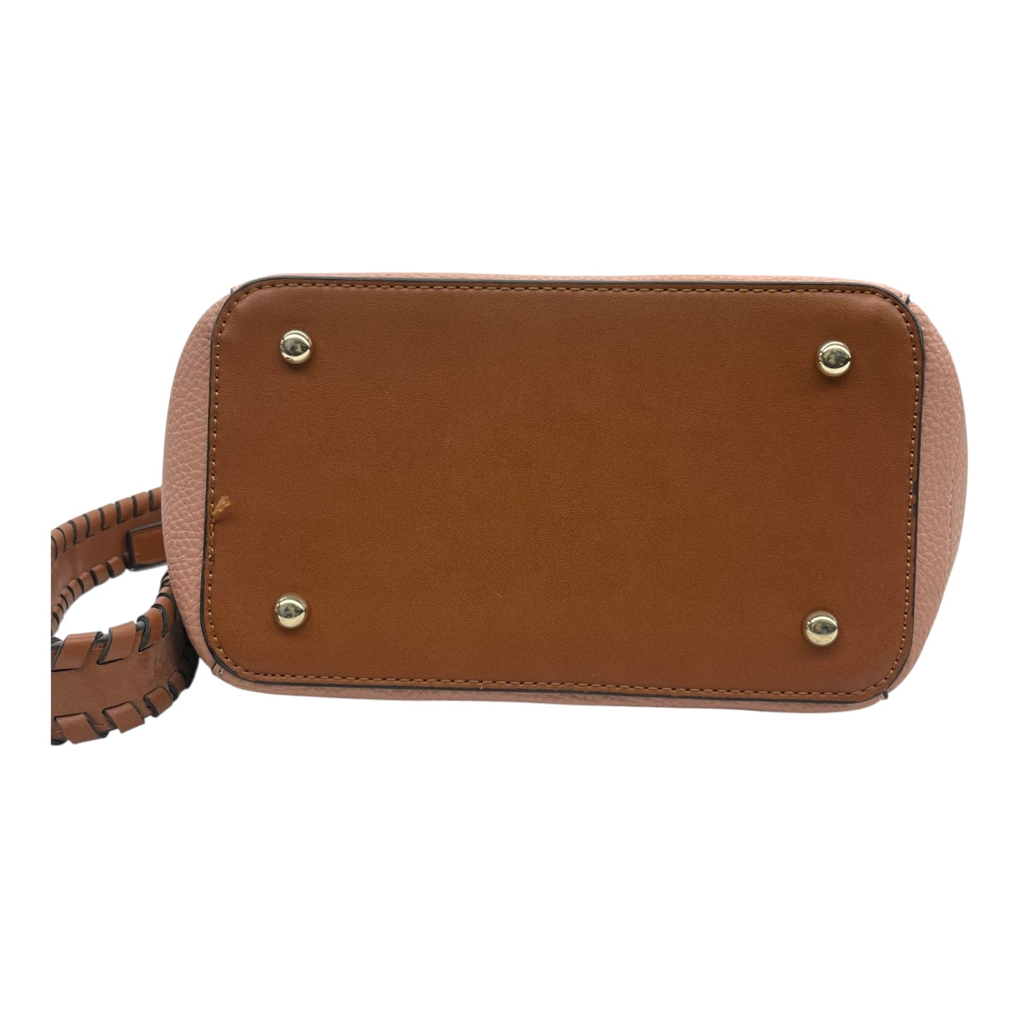 Handbag By Clothes Mentor In Brown & Pink, Size:Medium