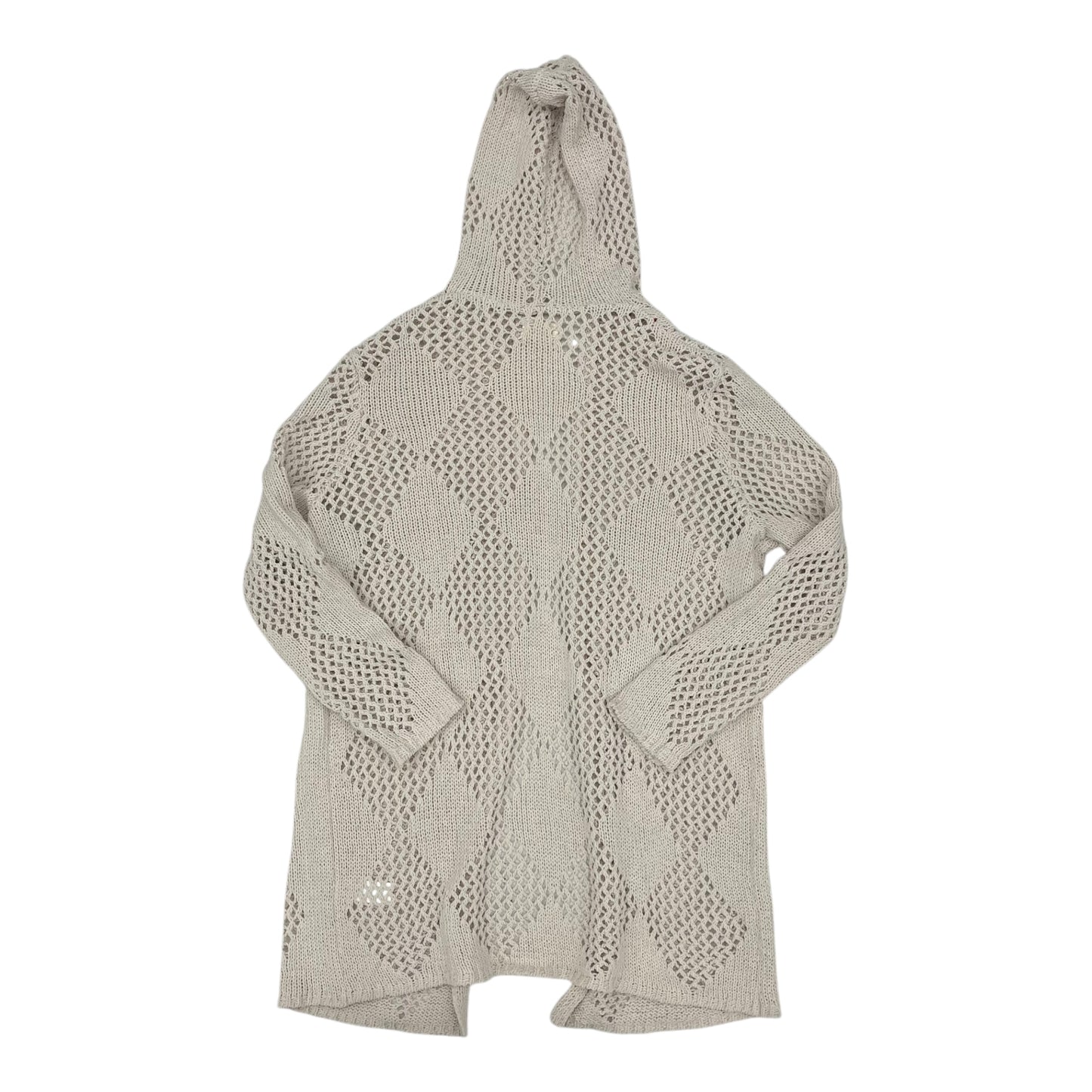 Cardigan By Nicole Miller In Cream, Size:M