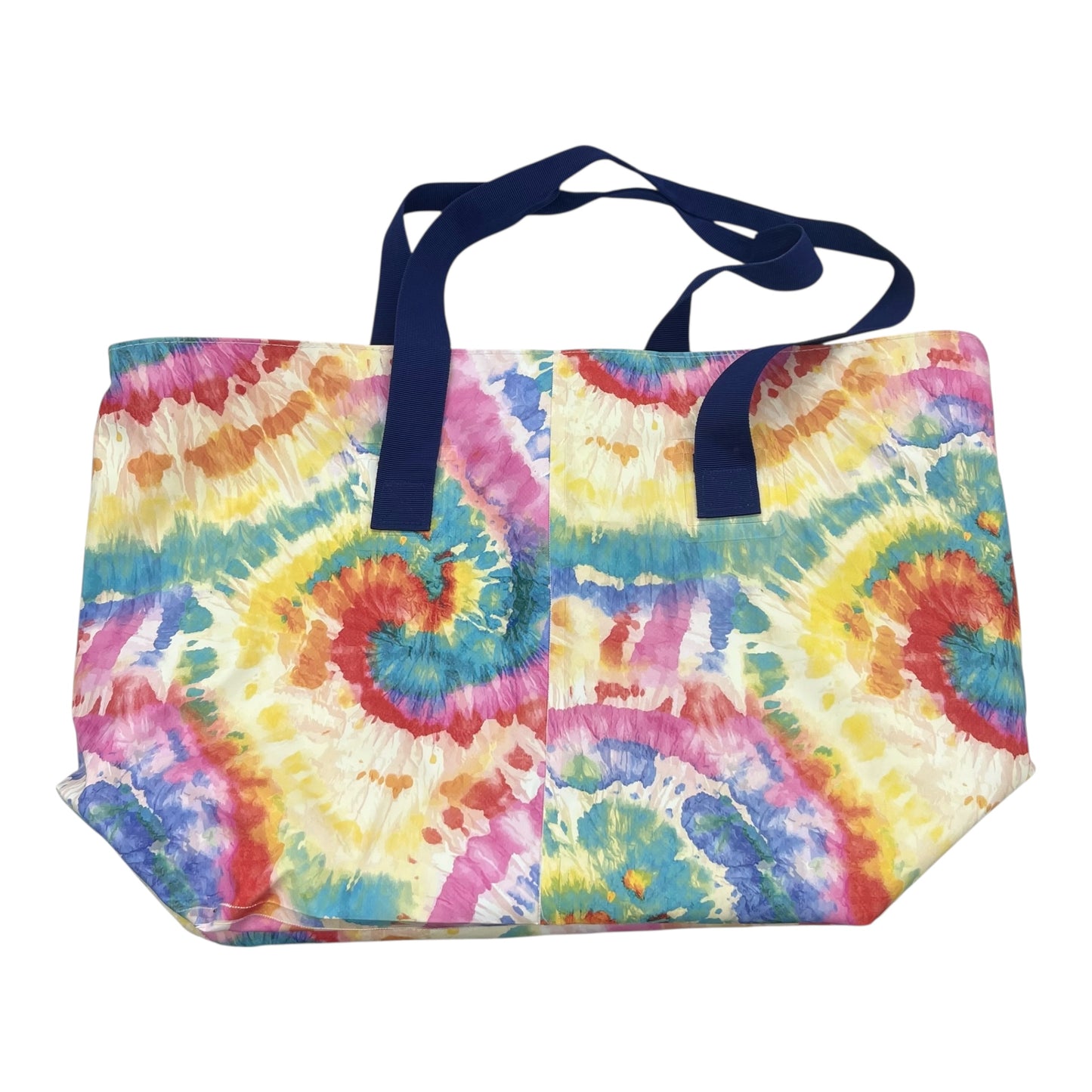 Tote By Clothes Mentor In Tie Dye Print, Size:Large