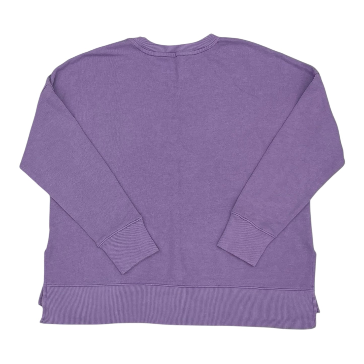 Sweatshirt Crewneck By Time And Tru In Purple, Size:L