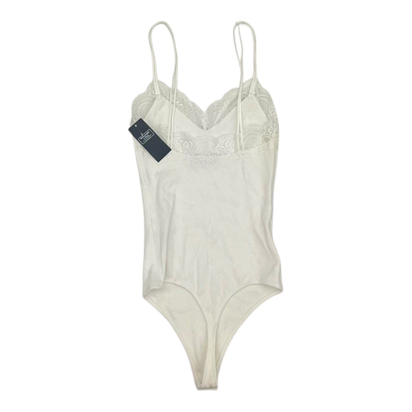 Bodysuit By Abercrombie And Fitch In Cream, Size:S