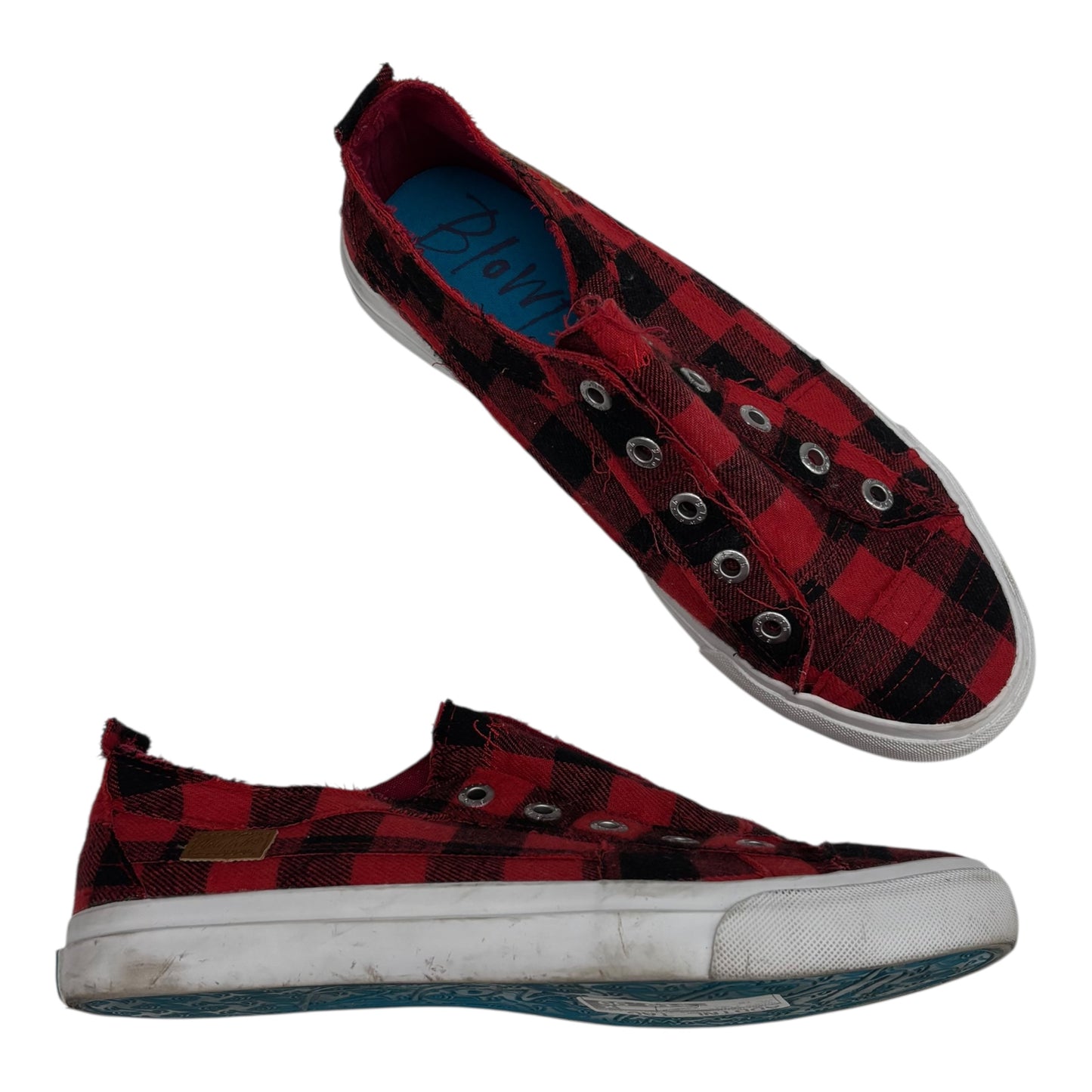 Shoes Flats By Blowfish In Black & Red, Size:10