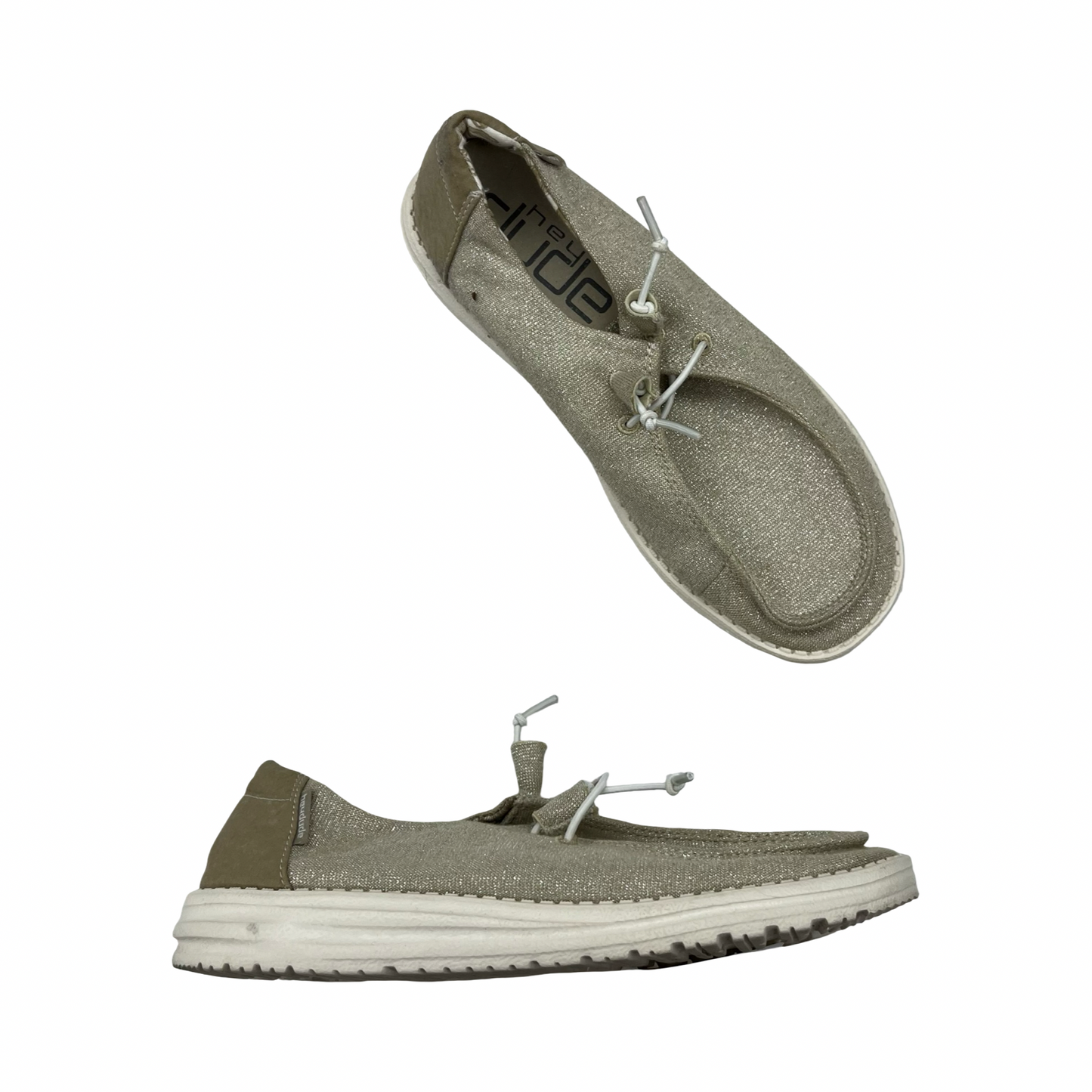 Shoes Sneakers By Hey Dude In Tan, Size:8