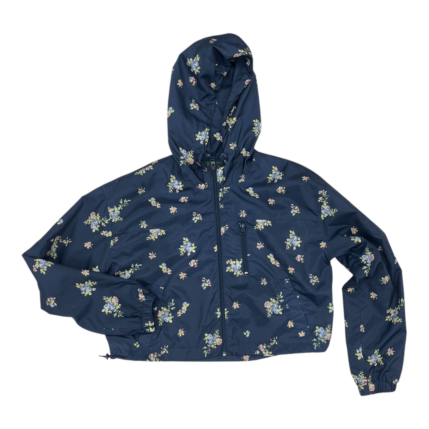 Jacket Windbreaker By Wild Fable In Blue, Size:Xs