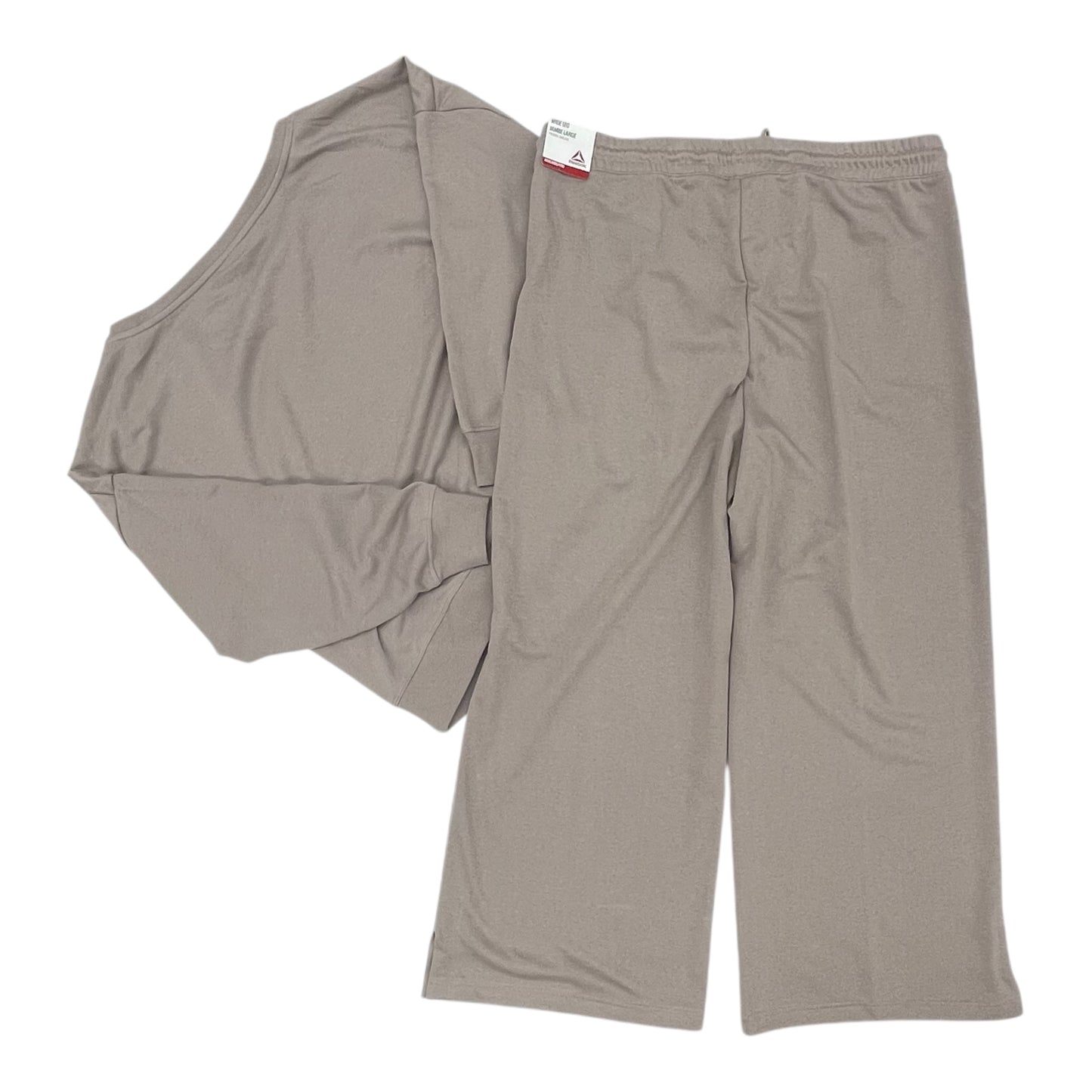 Athletic Pants 2Pc By Reebok In Tan, Size:3X