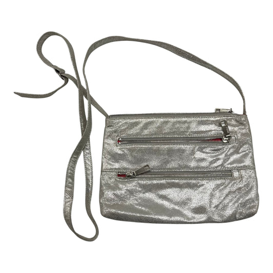 Crossbody By Hobo Intl In Silver, Size:Medium