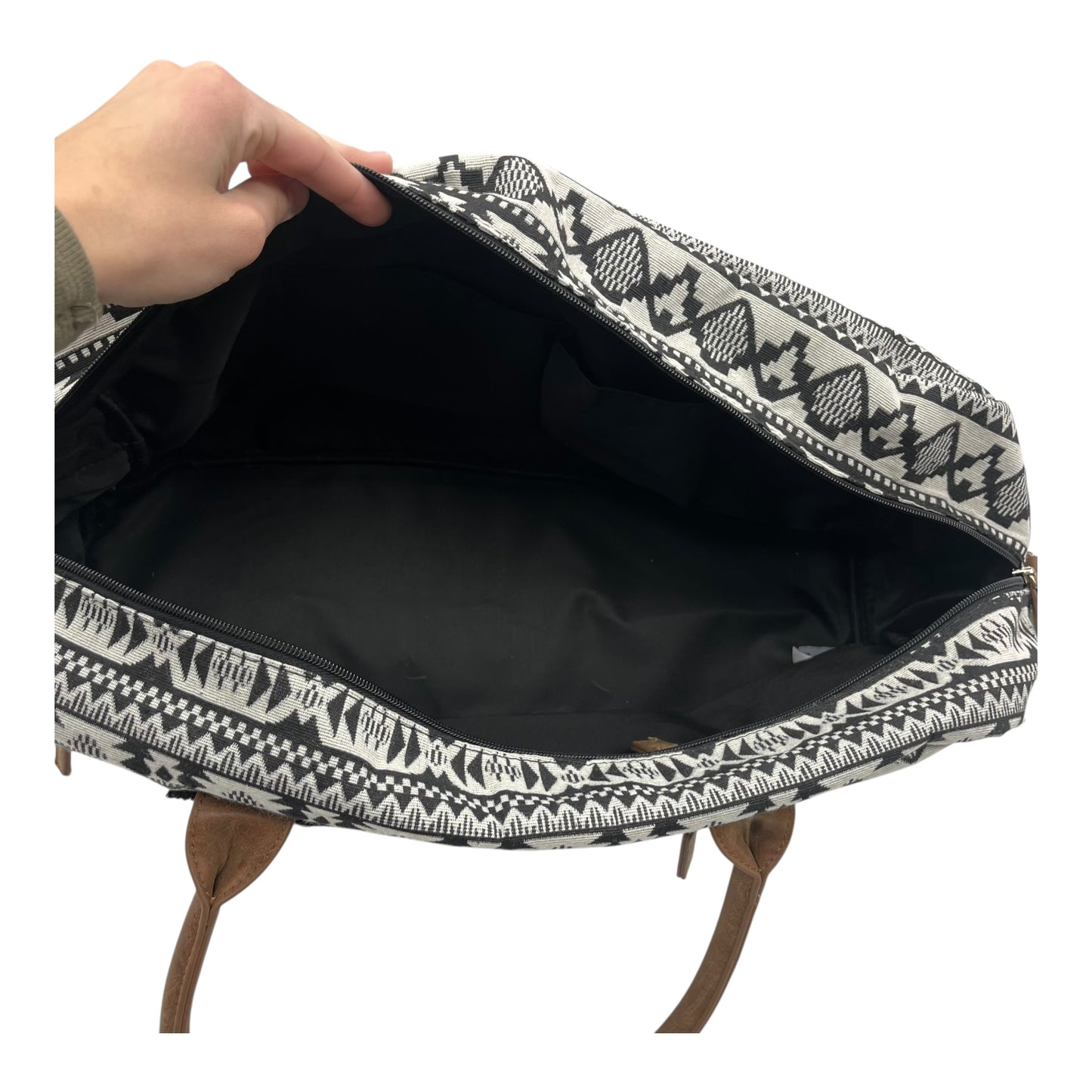 Duffle And Weekender By Cme In Black & Brown, Size:Medium