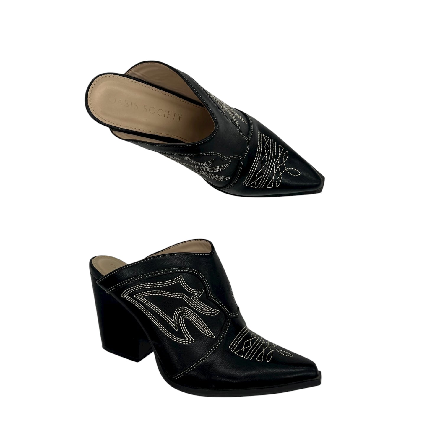 Shoes Heels Block By Oasis Society In Black, Size:9