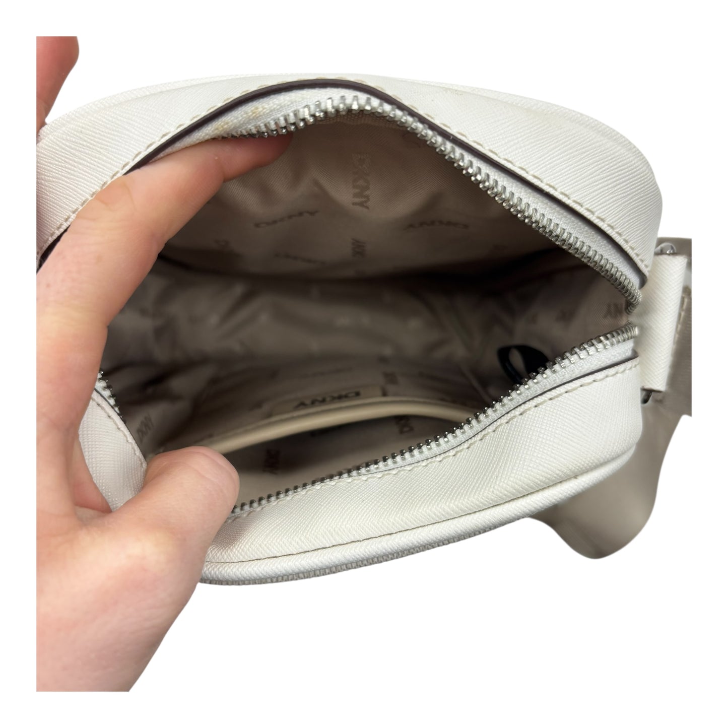 Crossbody By Dkny In Tan, Size:Small