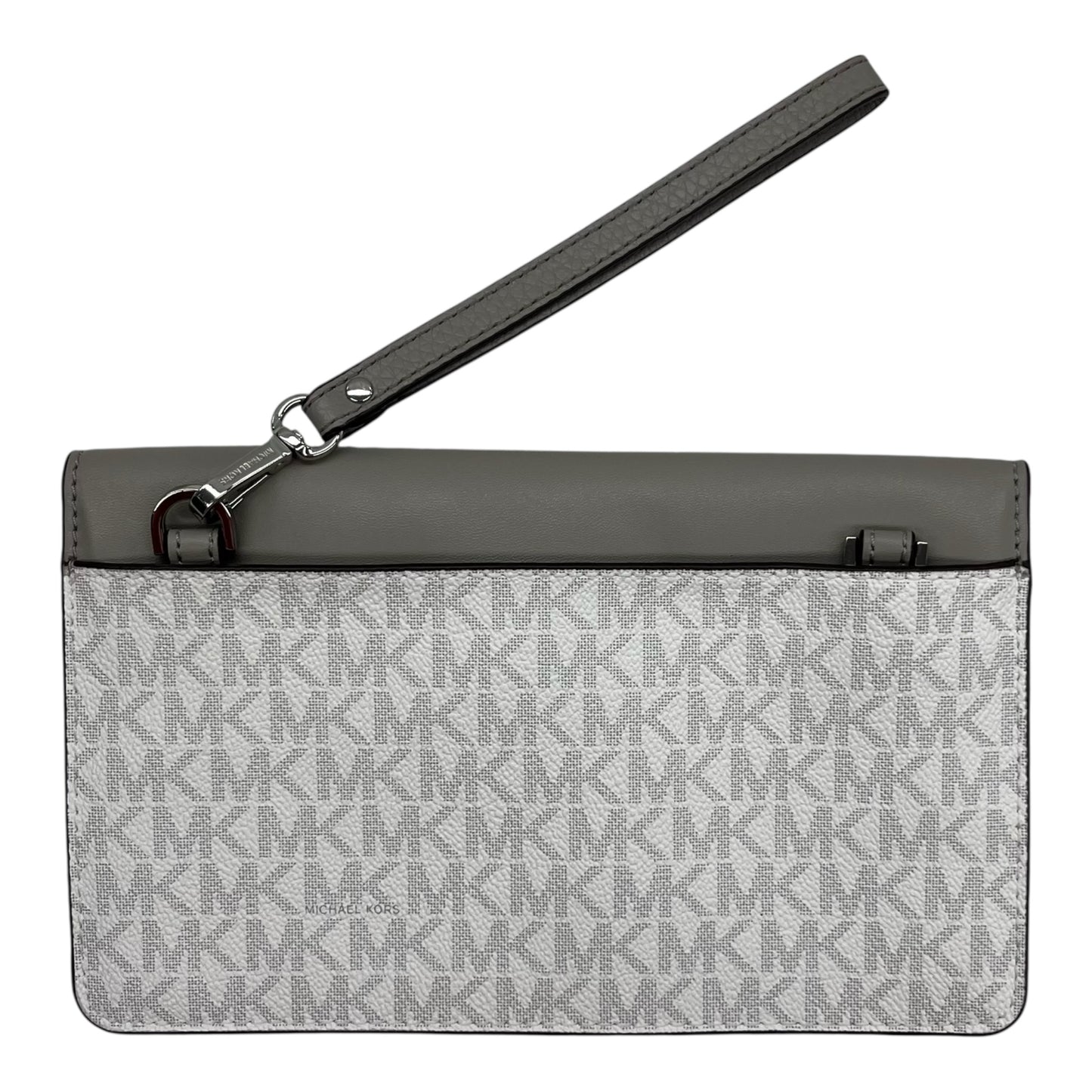 Wristlet Designer By Michael Kors In Grey & White, Size:Medium