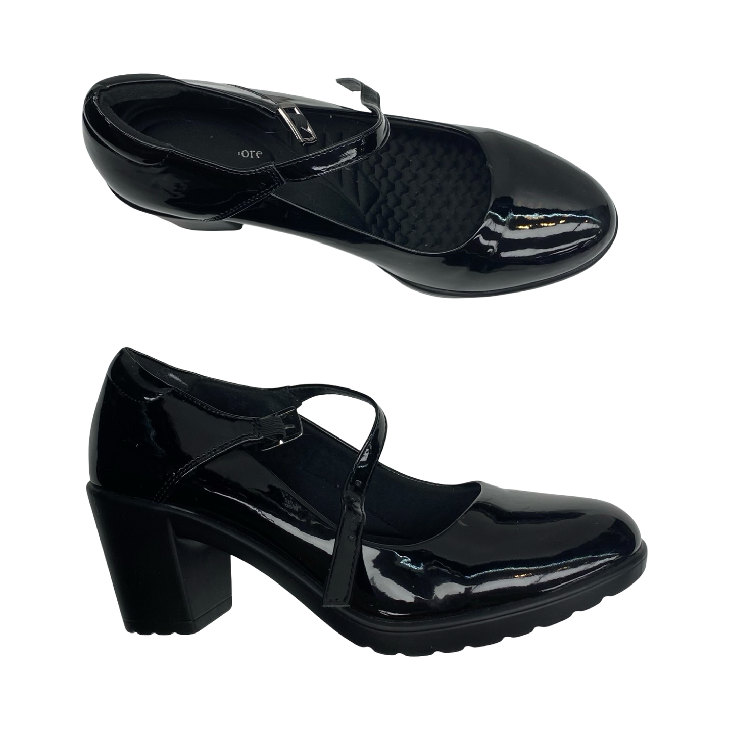 Shoes Heels Block By Clothes Mentor In Black, Size:8