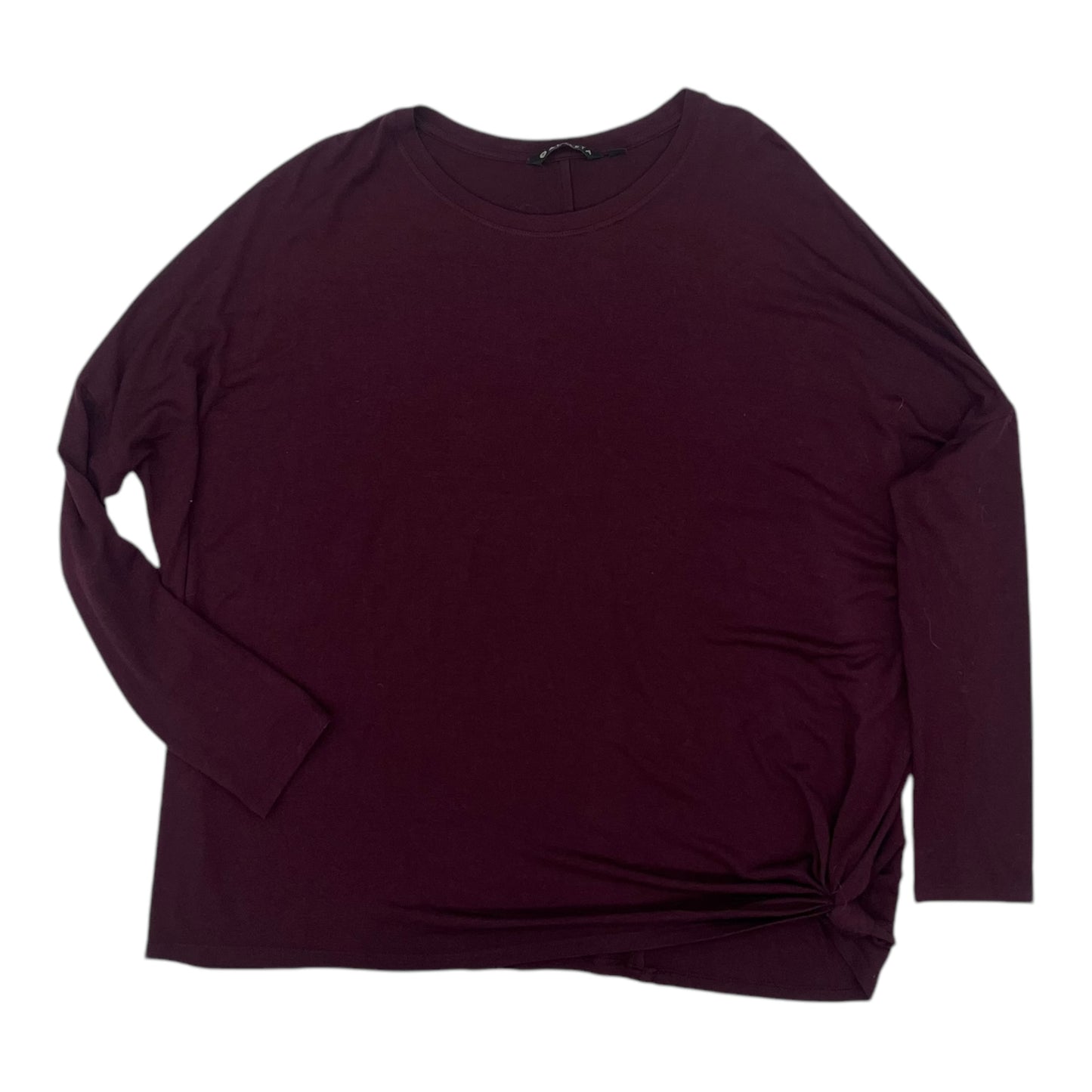 Top Ls Basic By Athleta In Maroon, Size:M
