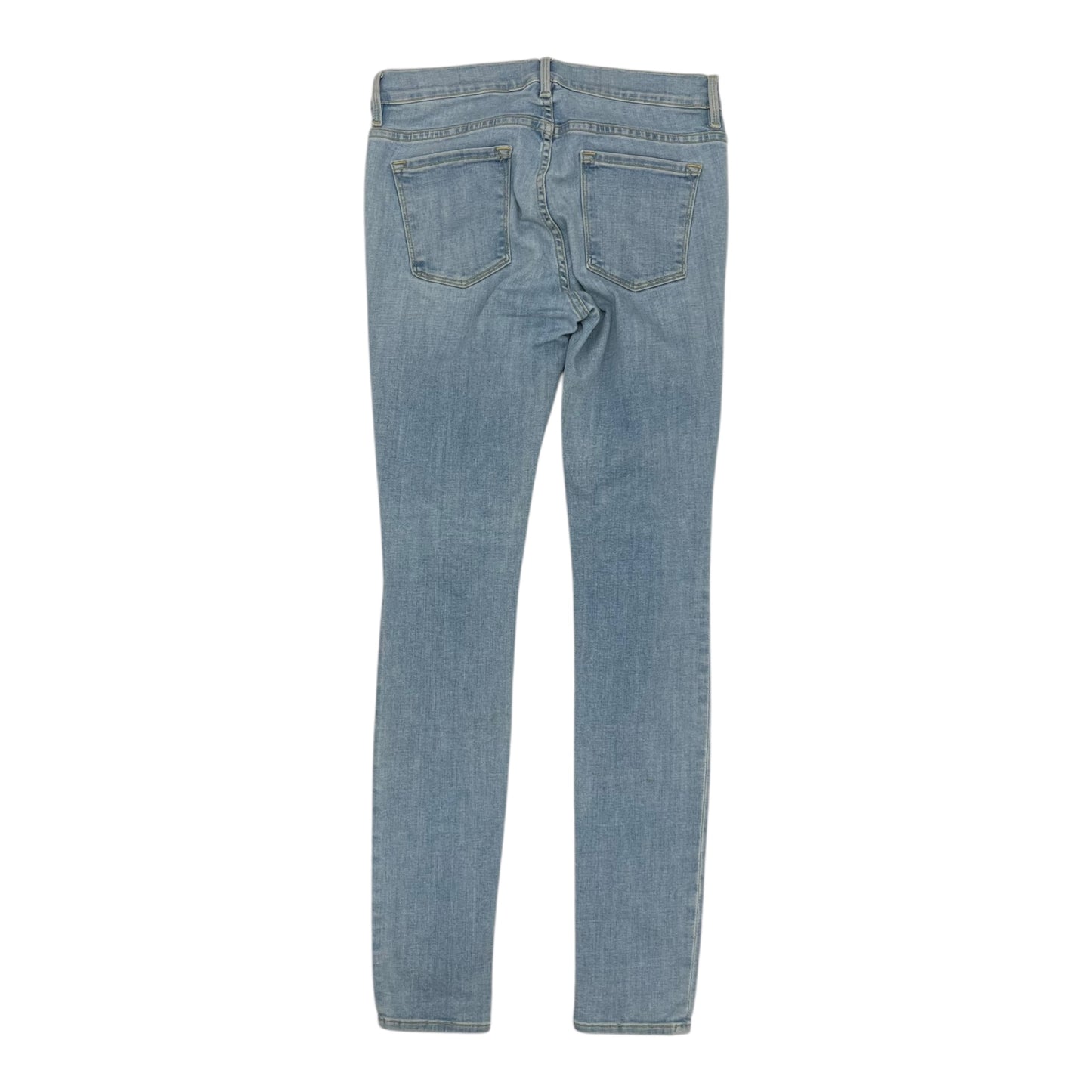 Jeans Skinny By Frame In Blue Denim, Size:8