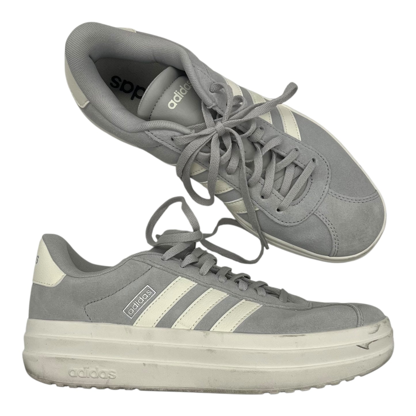 Shoes Sneakers Platform By Adidas In Grey, Size:9.5