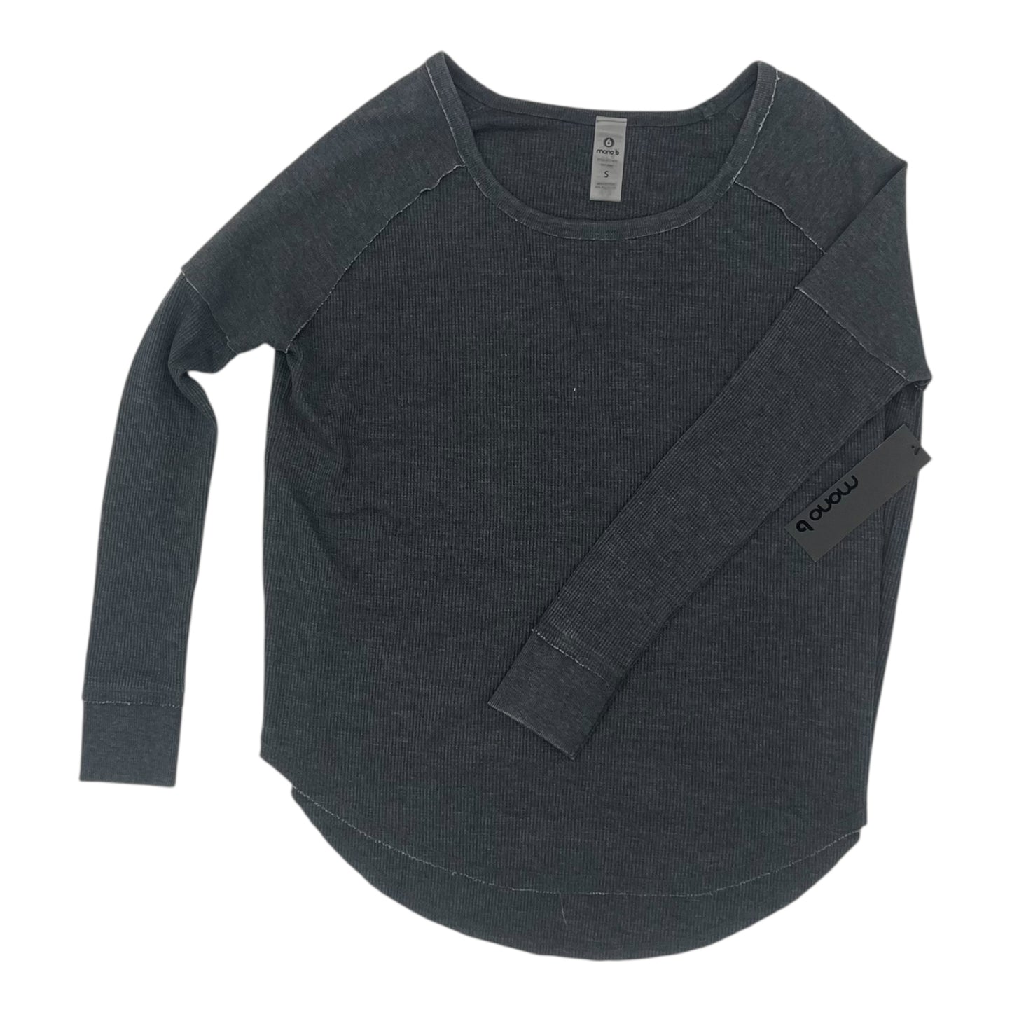 Top Ls Basic By Mono B In Grey, Size:S