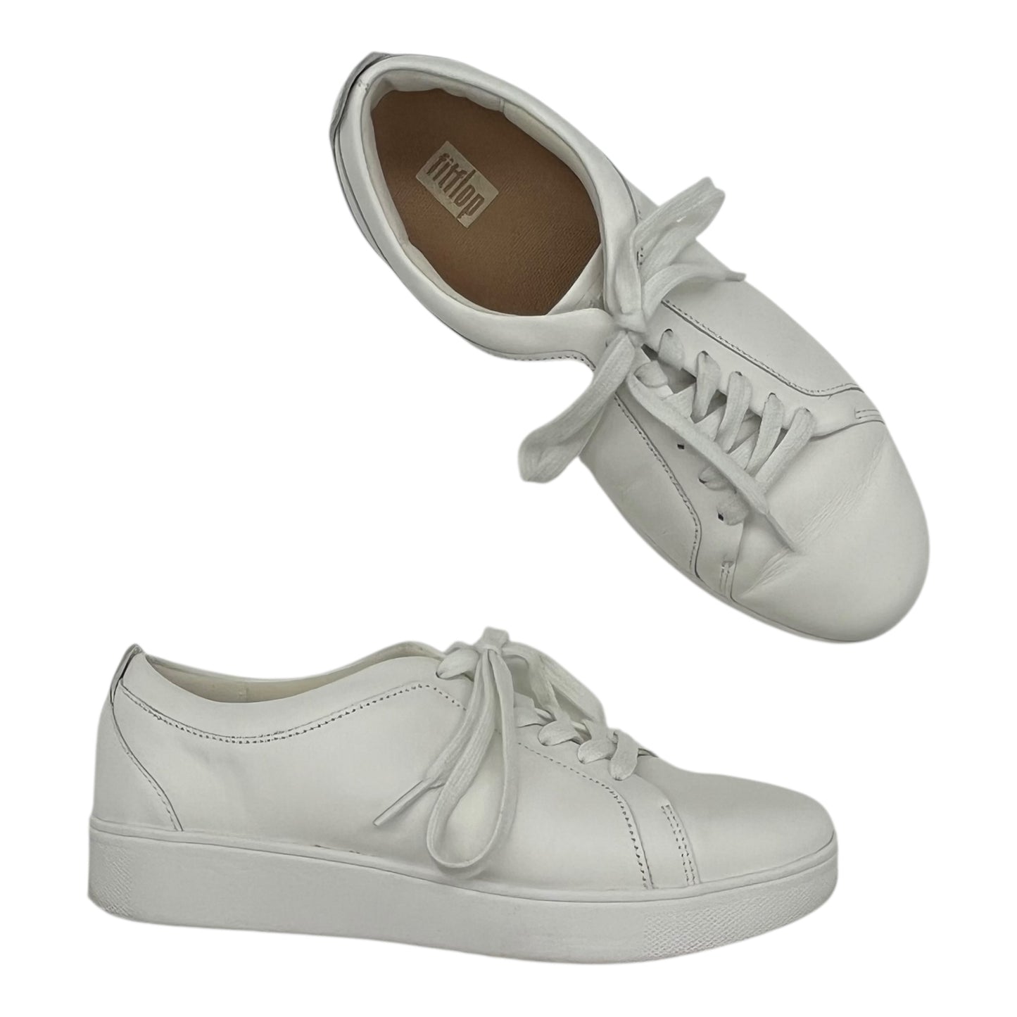 Shoes Sneakers By Fitflop In White, Size:7.5