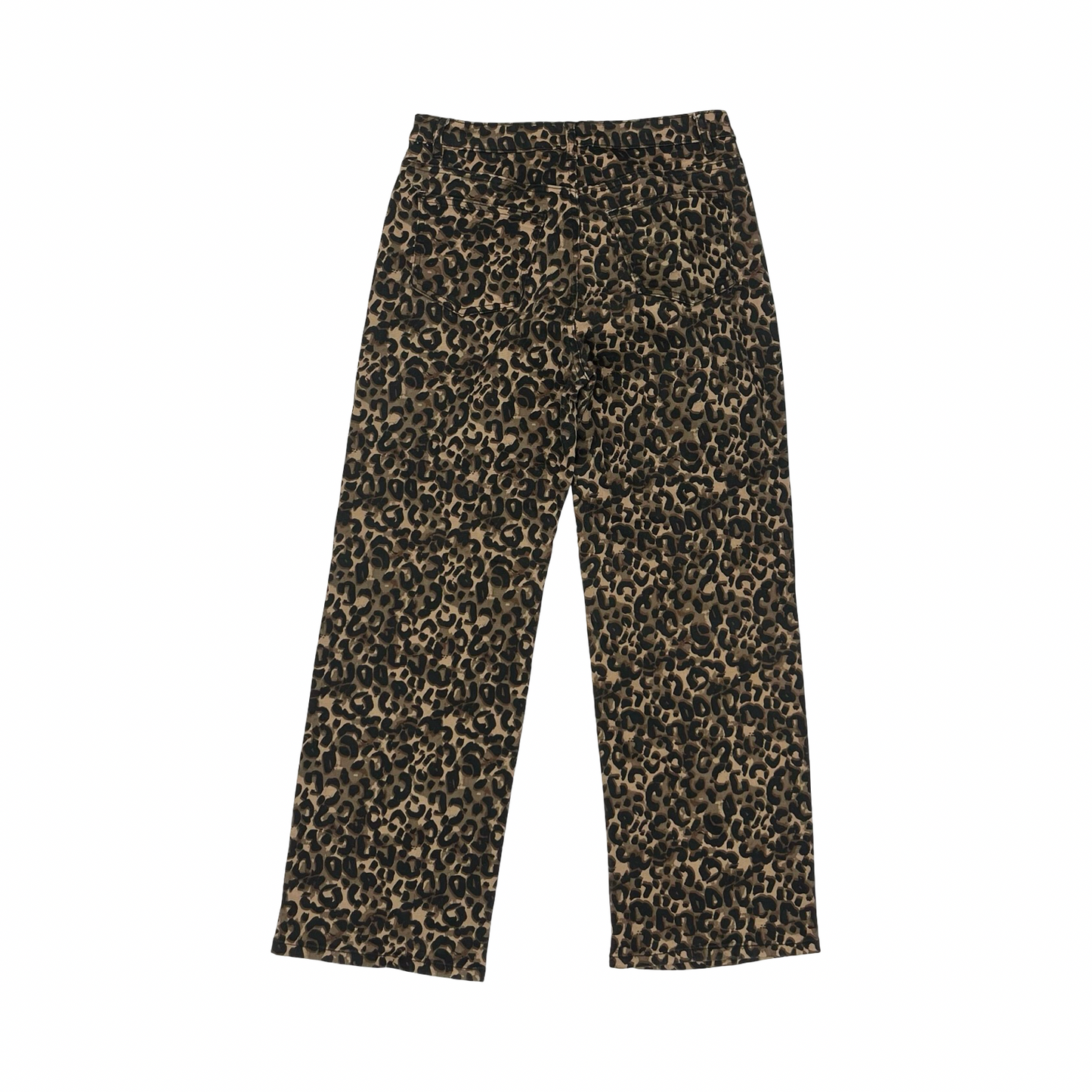 Jeans Wide Leg By Clothes Mentor In Leopard Print, Size:L