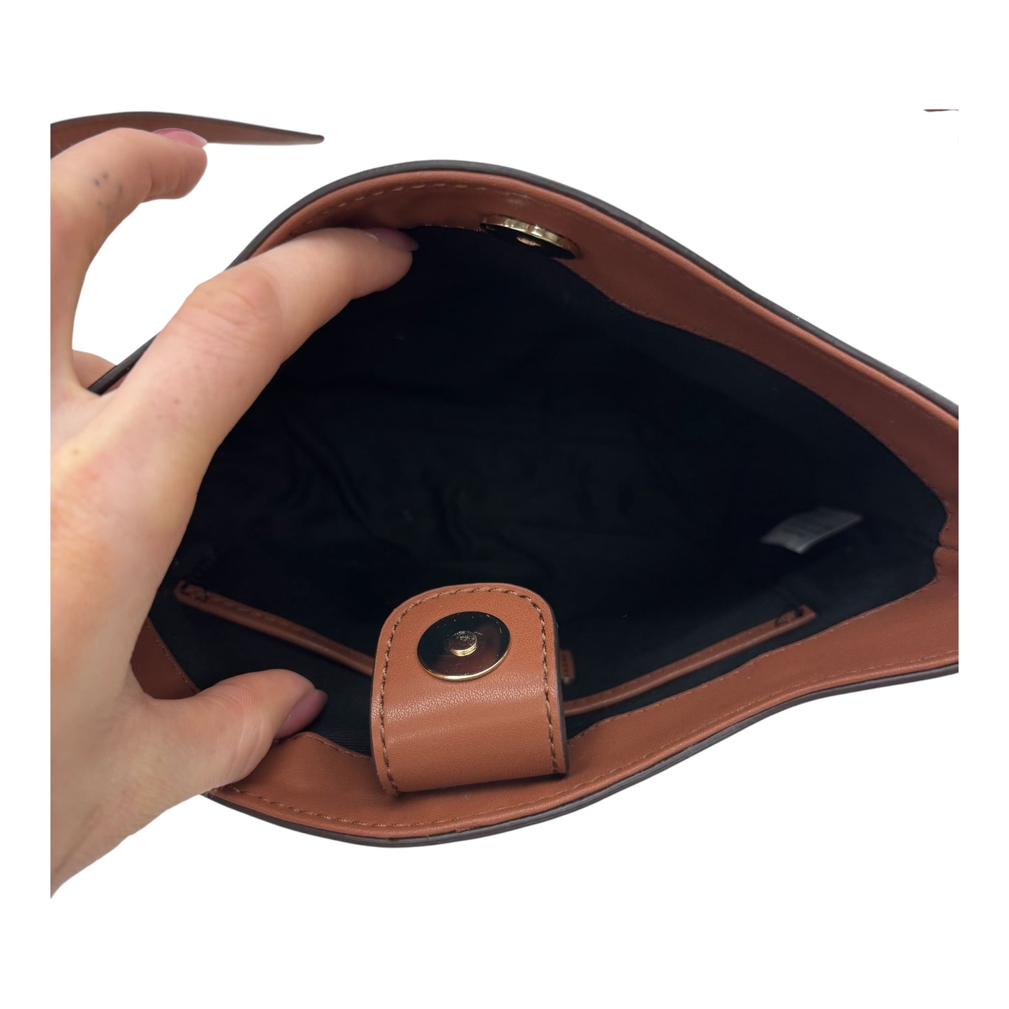 Crossbody By Loft In Cream & Tan, Size:Small