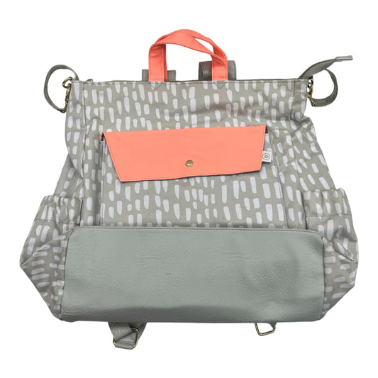 Diaper Bag By Clothes Mentor In Grey, Size:Large