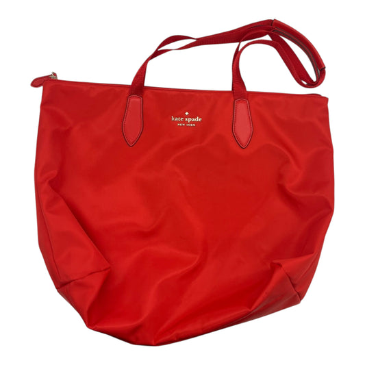 Handbag Designer By Kate Spade In Red, Size:Medium