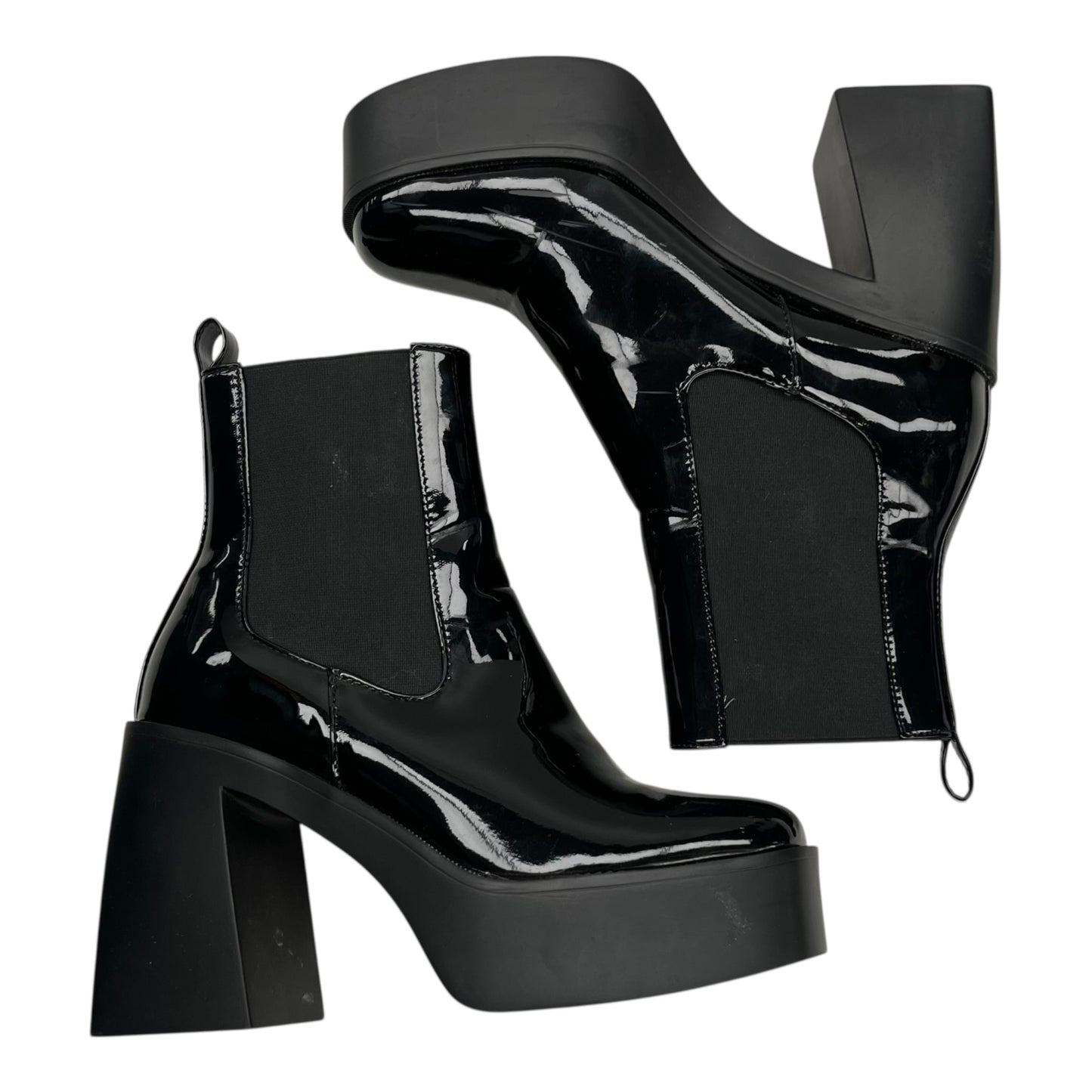 Boots Ankle Heels By Cmf In Black, Size:7