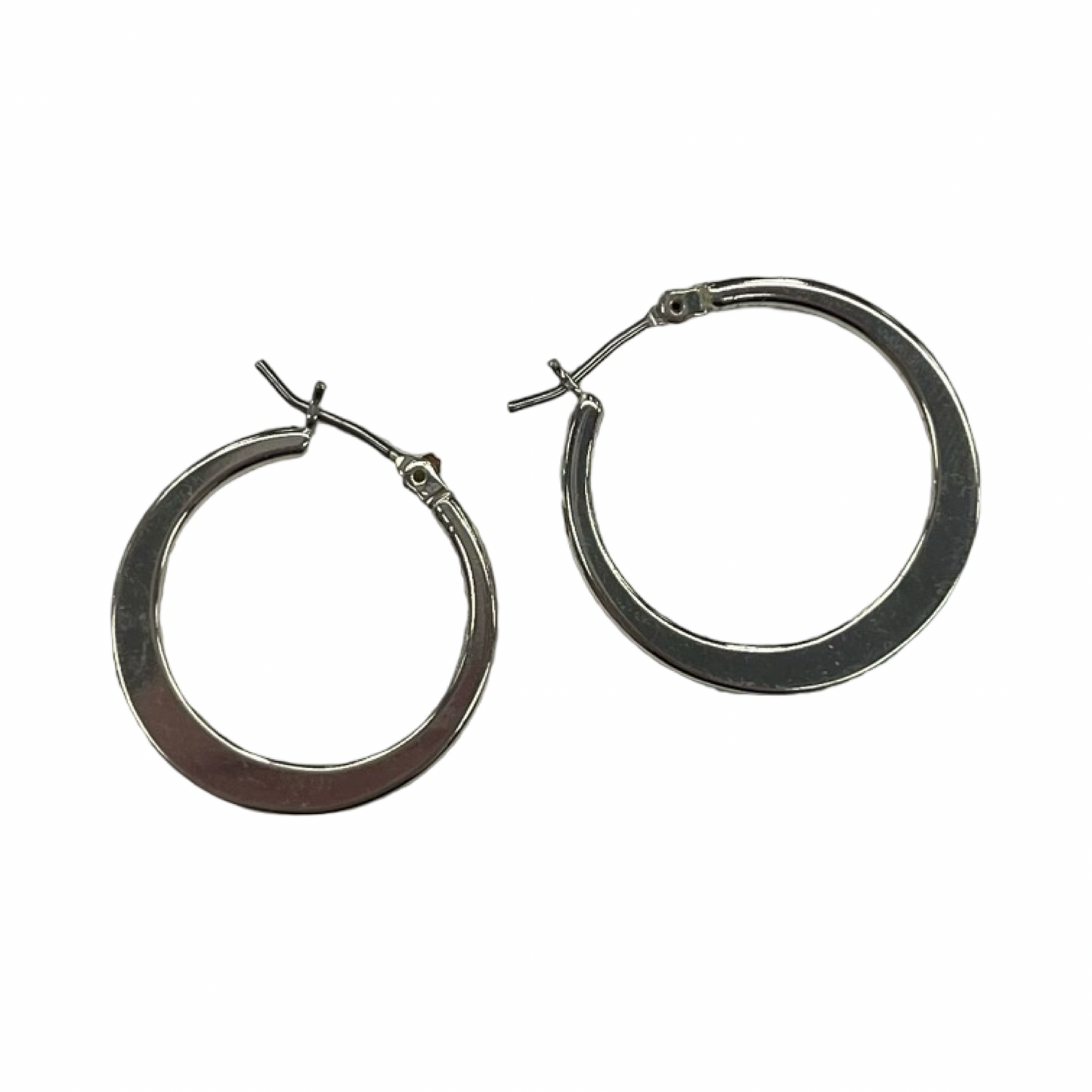 Earrings Hoop By Clothes Mentor In Silver