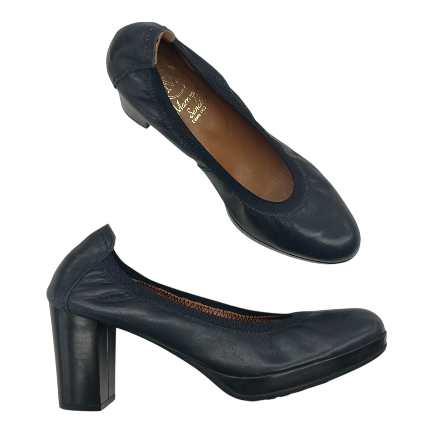 Shoes Heels Block By Clothes Mentor In Navy, Size:8.5