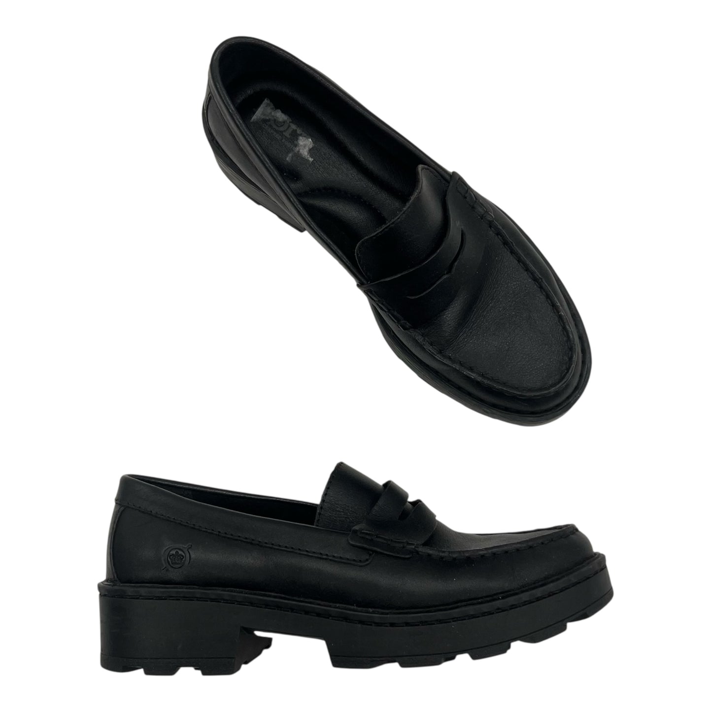 Shoes Flats By Born In Black, Size:6