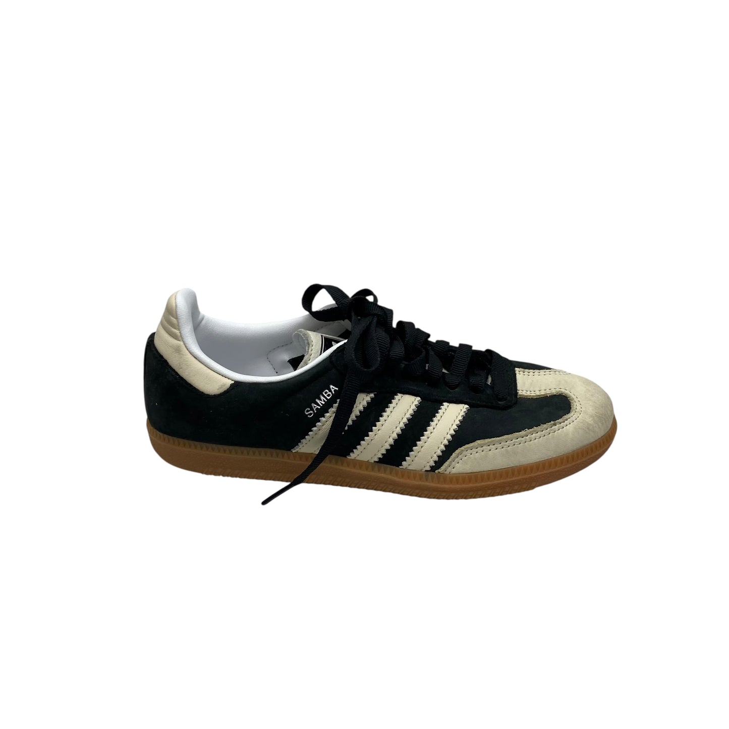 Shoes Sneakers By Adidas In Black & Cream, Size:6