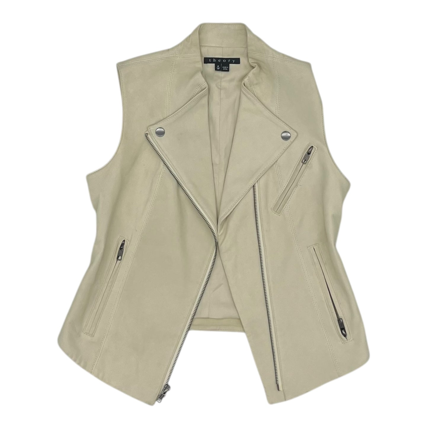 Vest Other By Theory In Cream, Size:Xsp