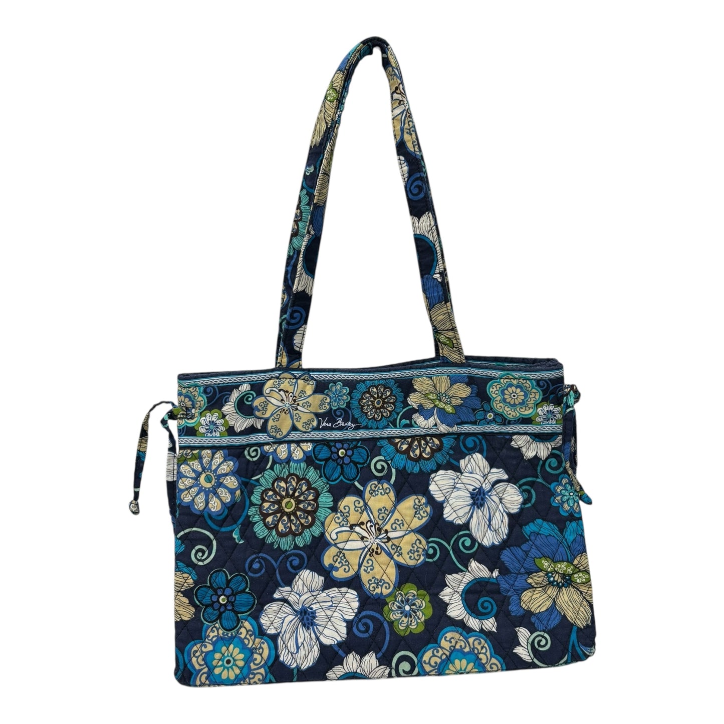 Handbag By Vera Bradley In Navy, Size:Medium