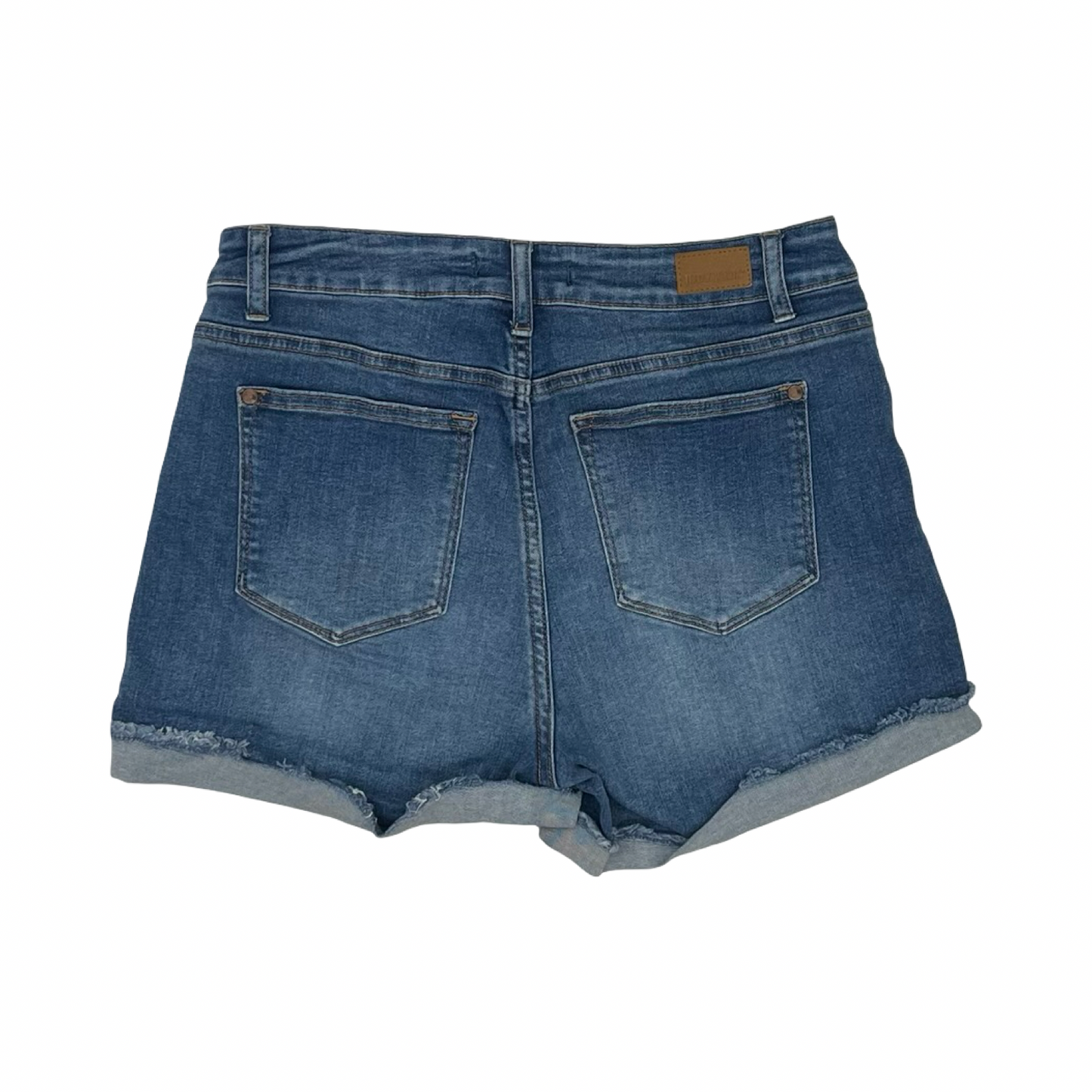 Shorts By Judy Blue In Blue Denim, Size:L