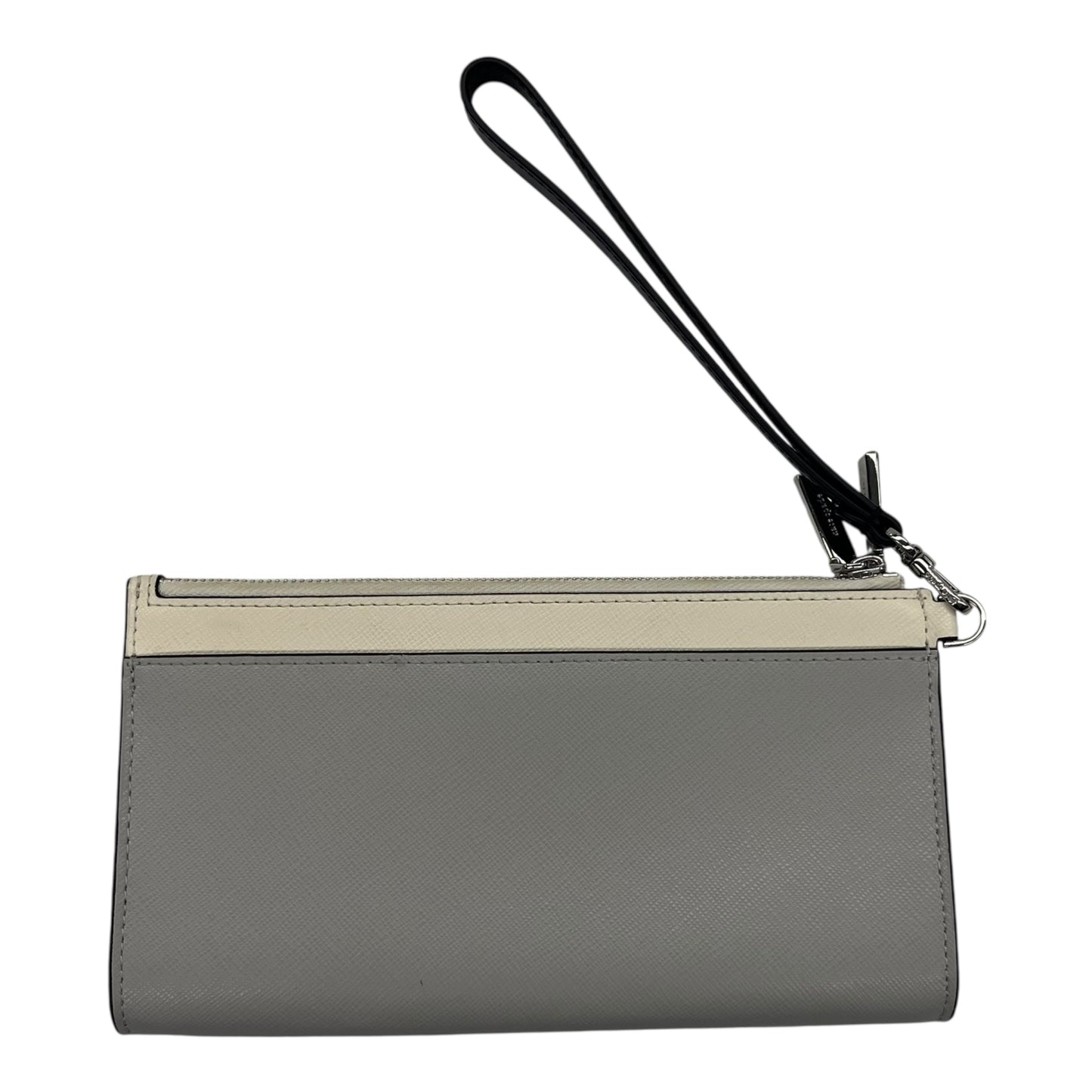 Wristlet Designer By Kate Spade In Cream & Grey, Size:Medium