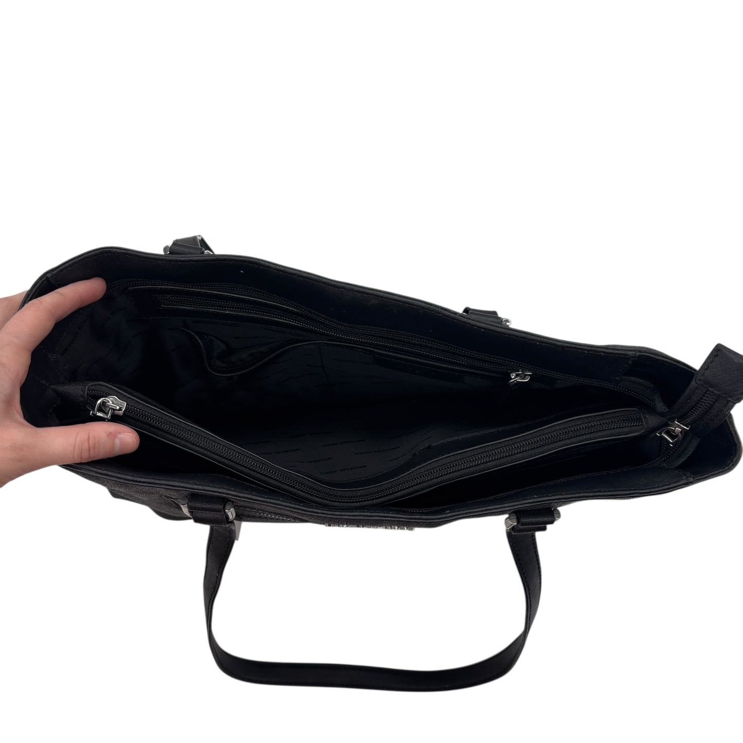 Handbag Designer By Michael Kors In Black, Size:Medium