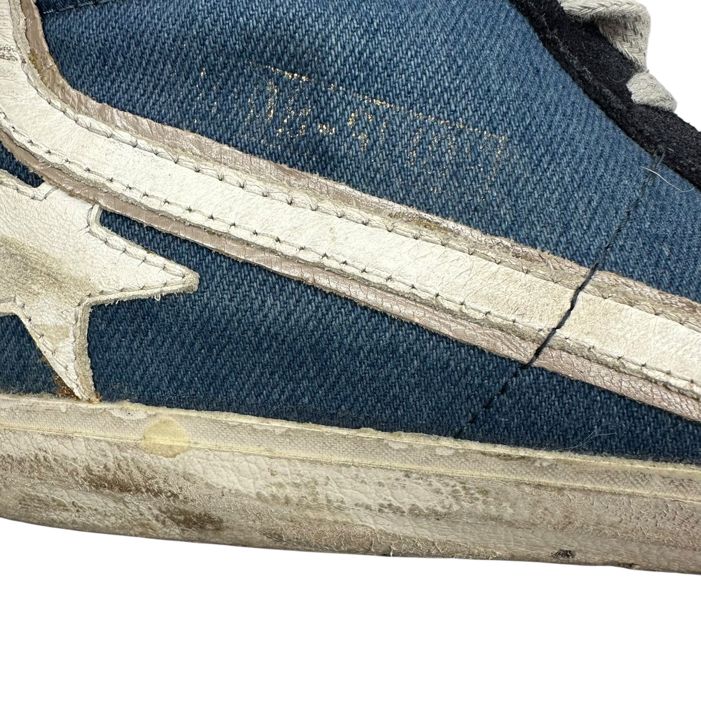 Shoes Luxury Designer By Golden Goose In Blue, Size:8.5