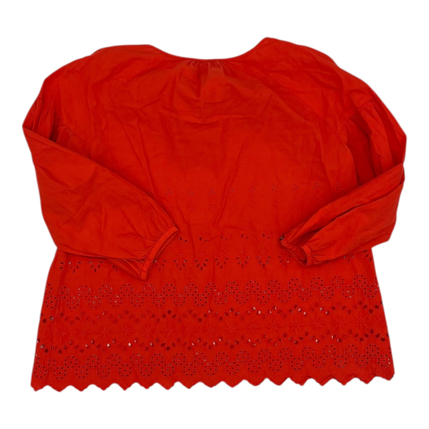 Blouse Ls By Madewell In Orange, Size:S