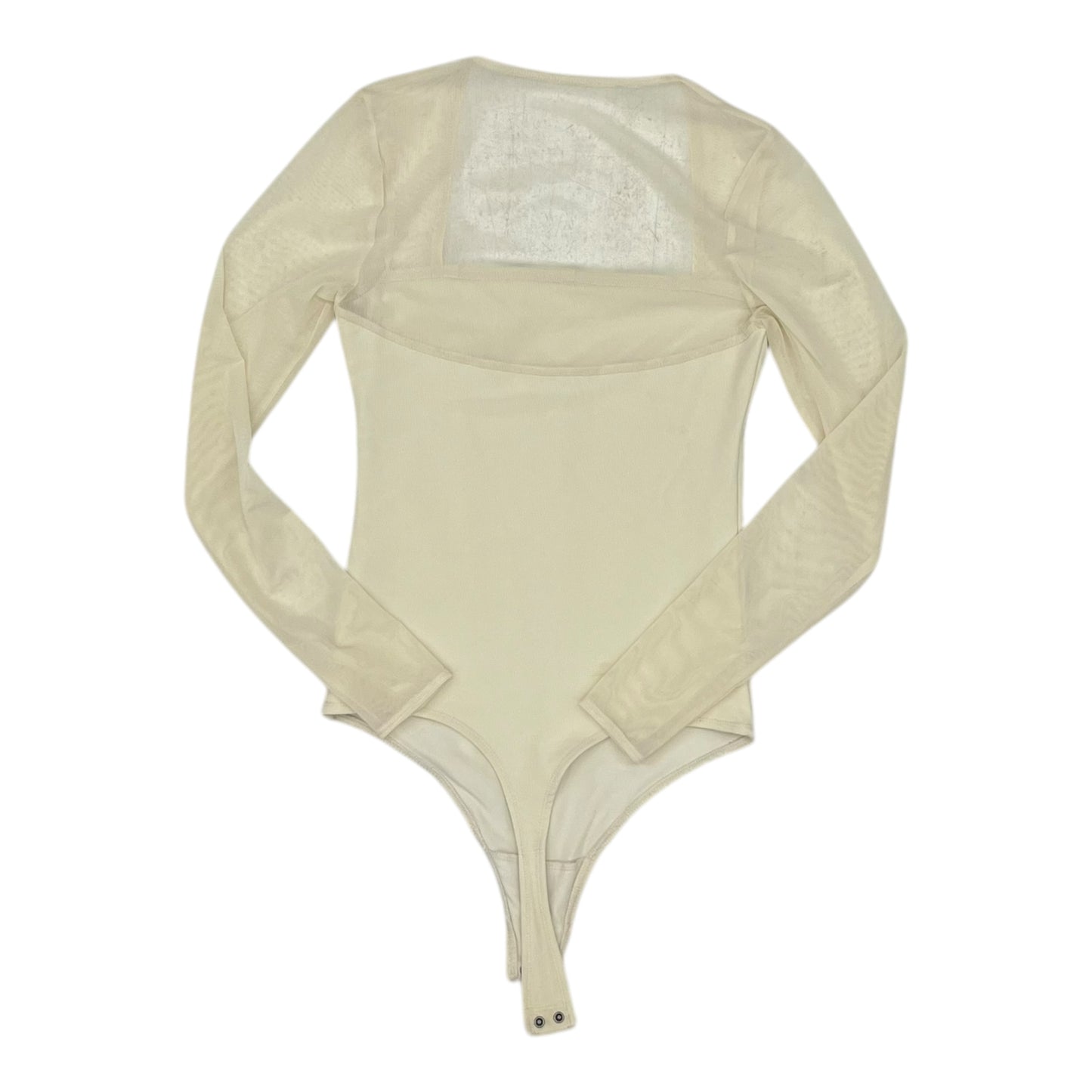 Bodysuit By Abercrombie And Fitch In Cream, Size:S