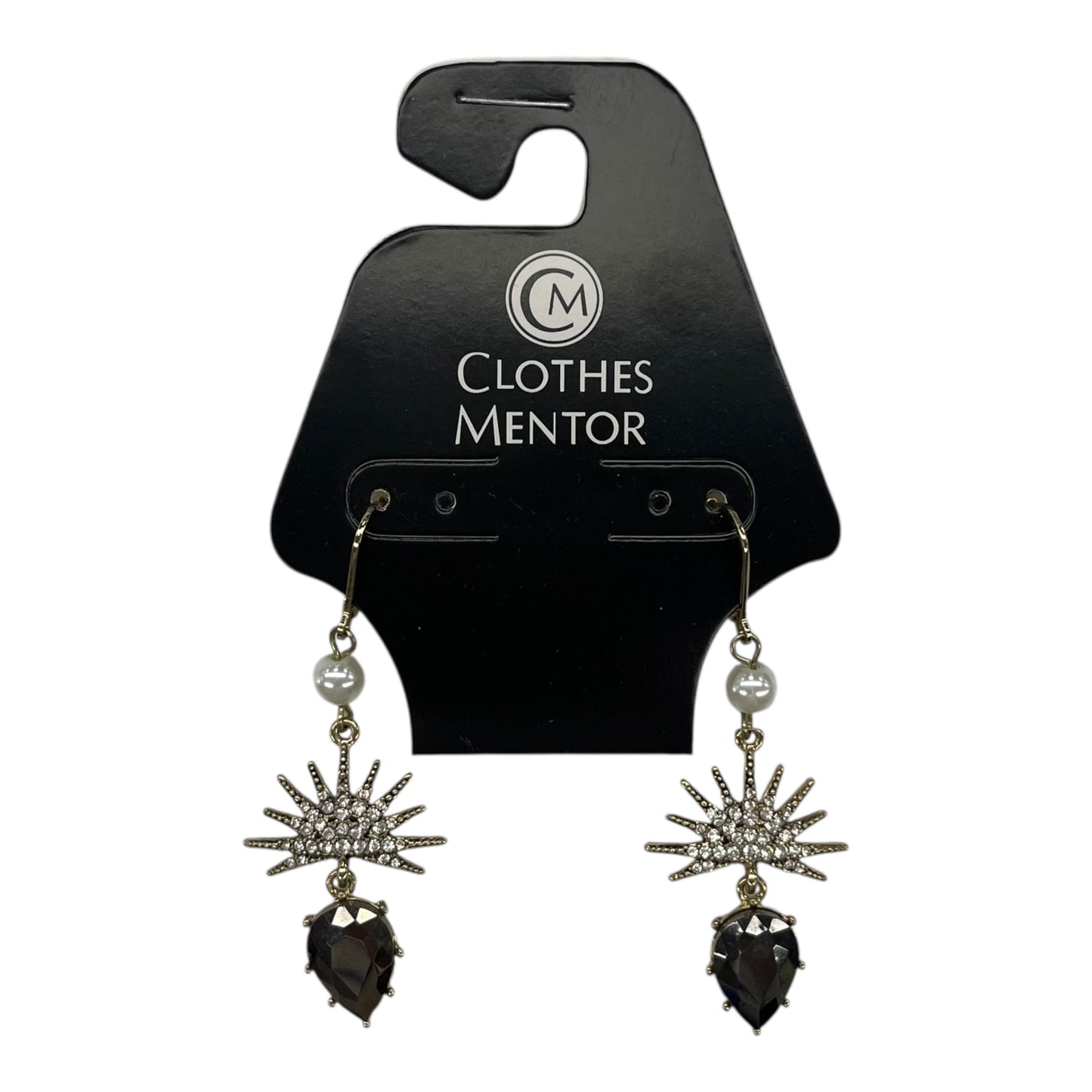 Earrings Statement By Clothes Mentor In Black & Gold