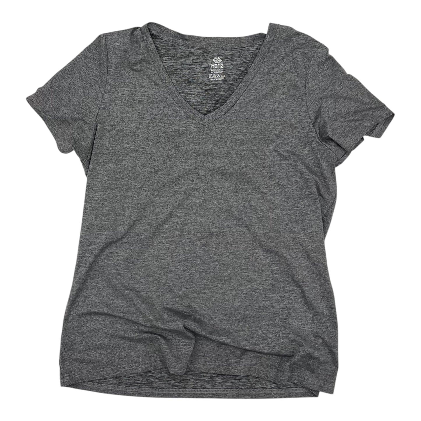 Athletic Top Ss By Cme In Grey, Size:L