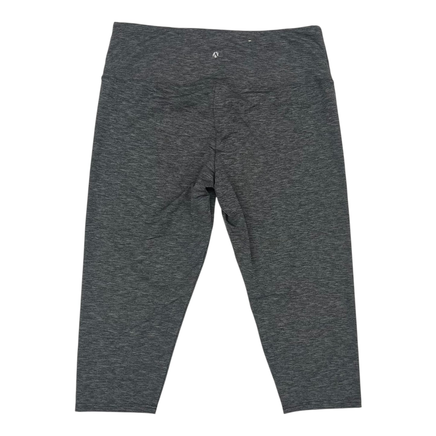 Athletic Leggings Capris By Style And Company Sport In Grey, Size:Xxxl