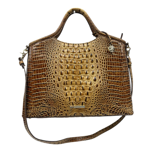 Handbag Designer By Brahmin In Tan, Size:Medium