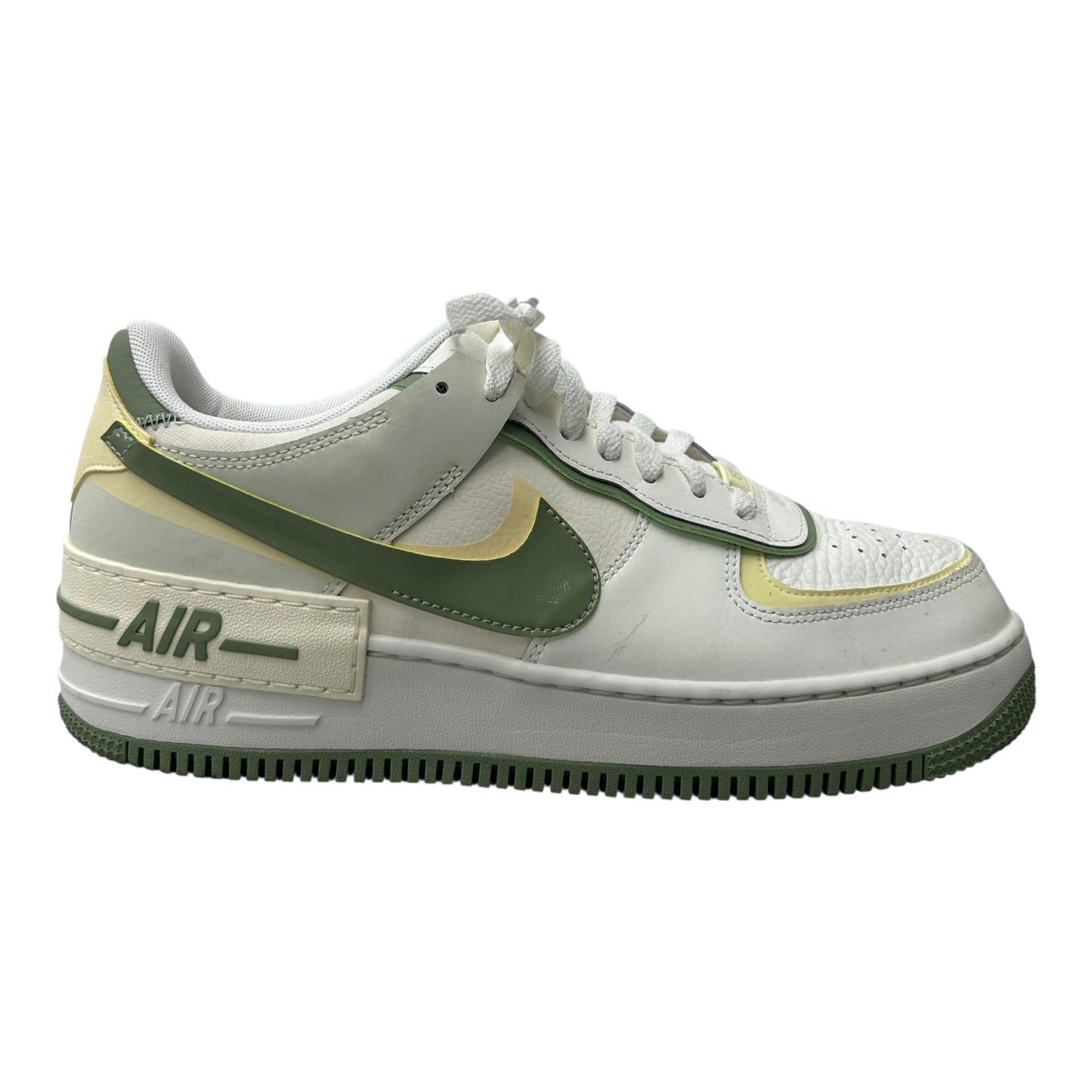 Shoes Sneakers By Nike In Green & White, Size:12.5